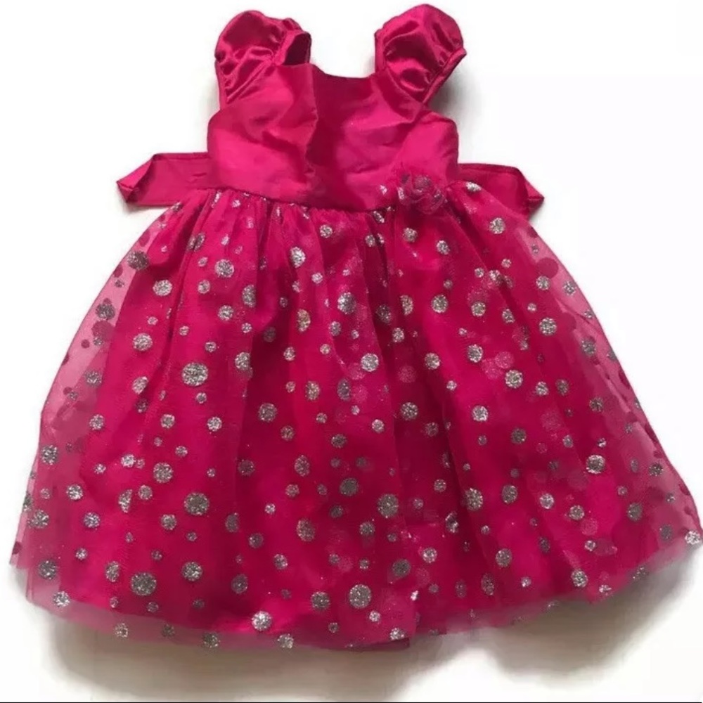 La Princess Dress 24 Mos Polka Dots